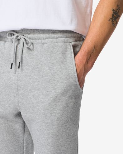 heren sweatbroek grijsmelange - 2140260GREYMELANGE - HEMA