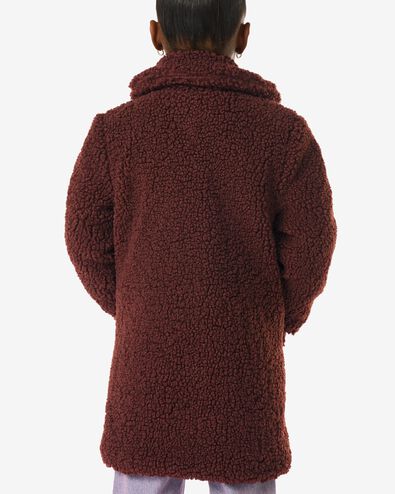 Kinderjacke Teddy dunkelbraun dunkelbraun - 30825206DARKBROWN - HEMA