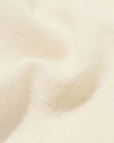 t-shirt femme col rond - manche courte blanc cassé L - 36350793 - HEMA