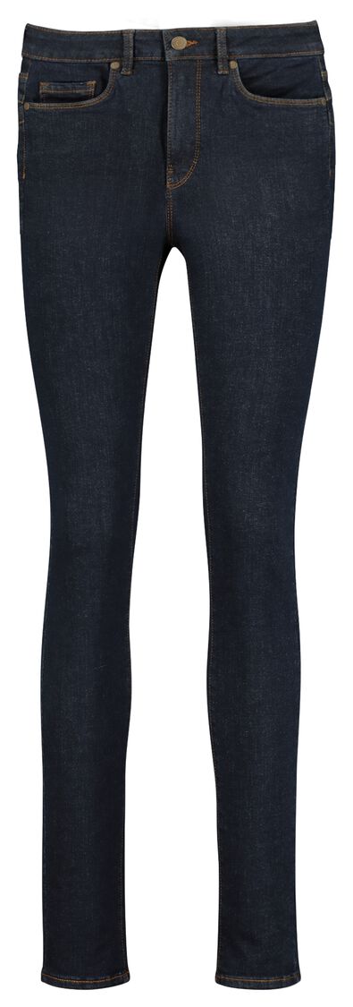 jean femme - modèle shaping skinny bleu foncé - 1000021579 - HEMA