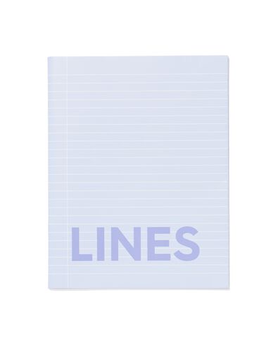 3 cahiers bleus A5 - lignés - 14120221 - HEMA
