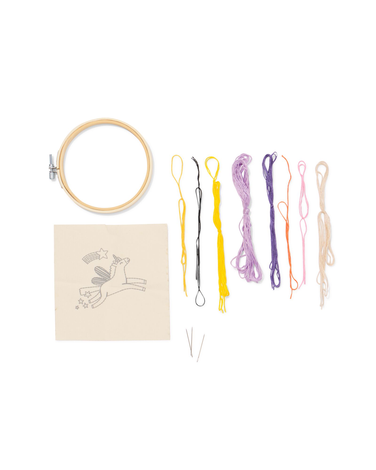 Stickereiset 13 &times; 13 cm Einhorn - 15900498 - HEMA