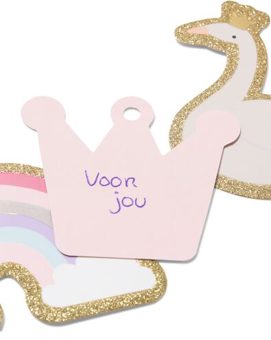 Etiketten 9,5 &times; 13 cm, Prinzessin &ndash; 12 St&uuml;ck - 14700668 - HEMA