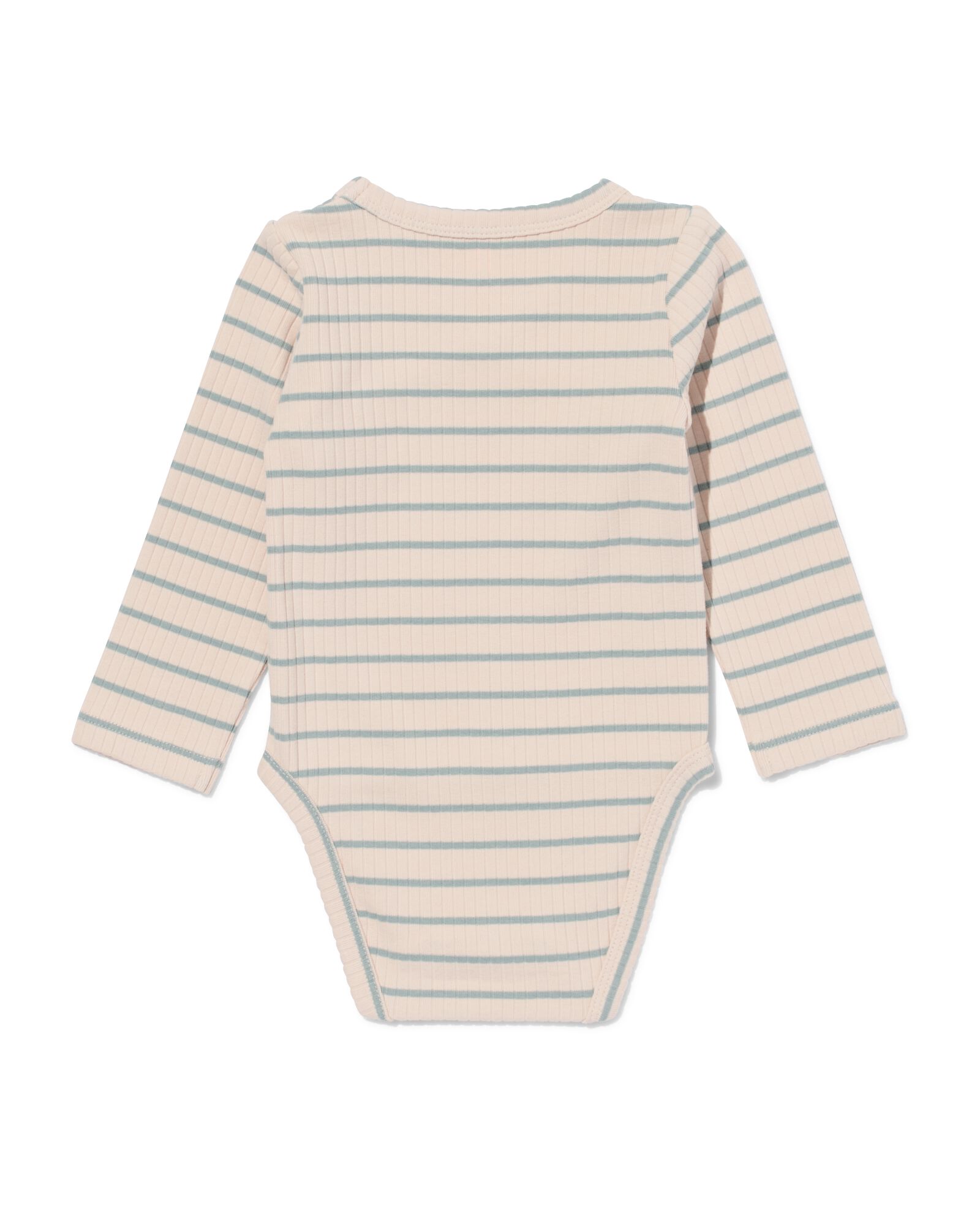 body &eacute;volutif pour nouveau-n&eacute; en bambou c&ocirc;tel&eacute; &agrave; rayures vert - 33413520GREEN - HEMA