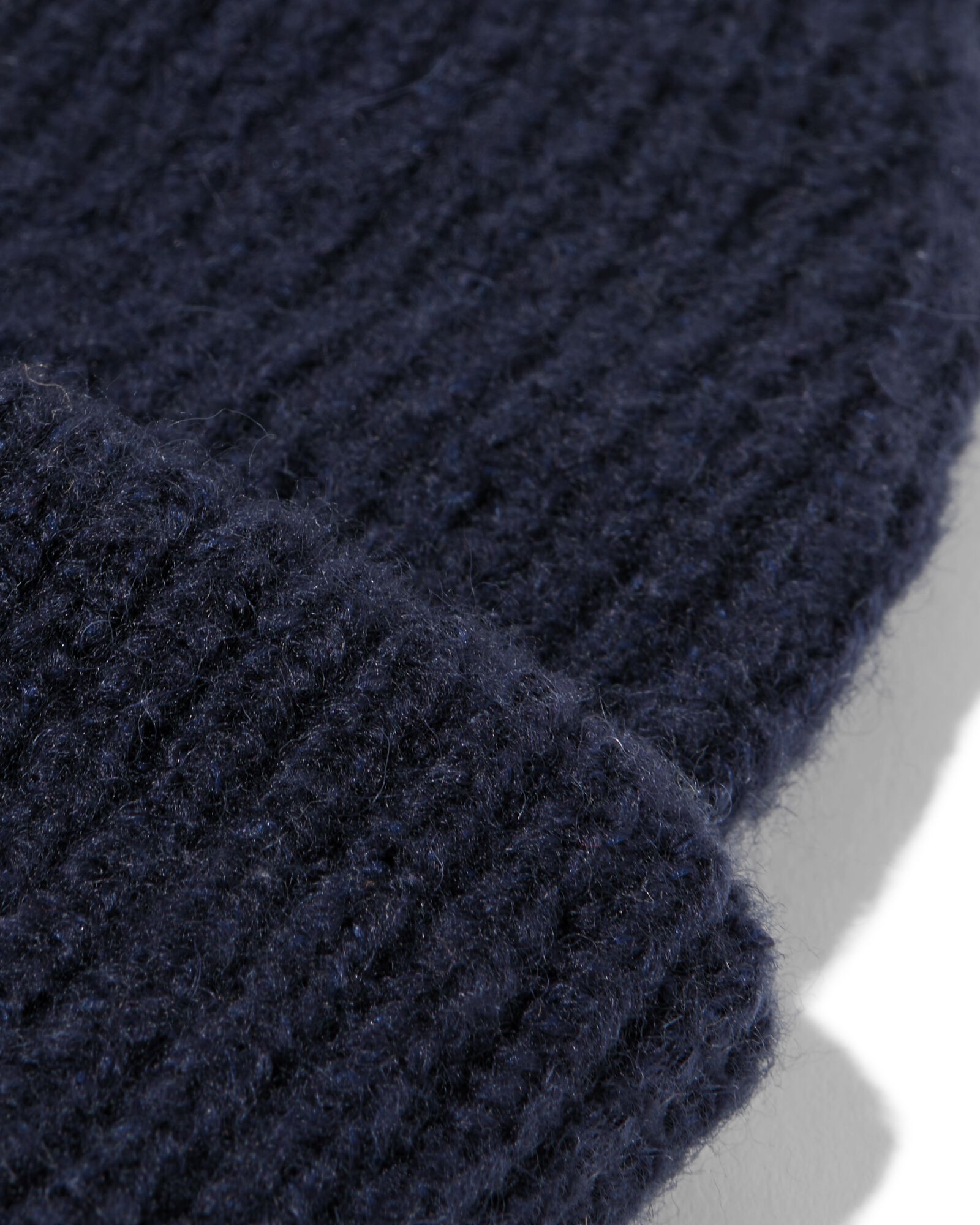 heren beanie donkerblauw - 16500004 - HEMA