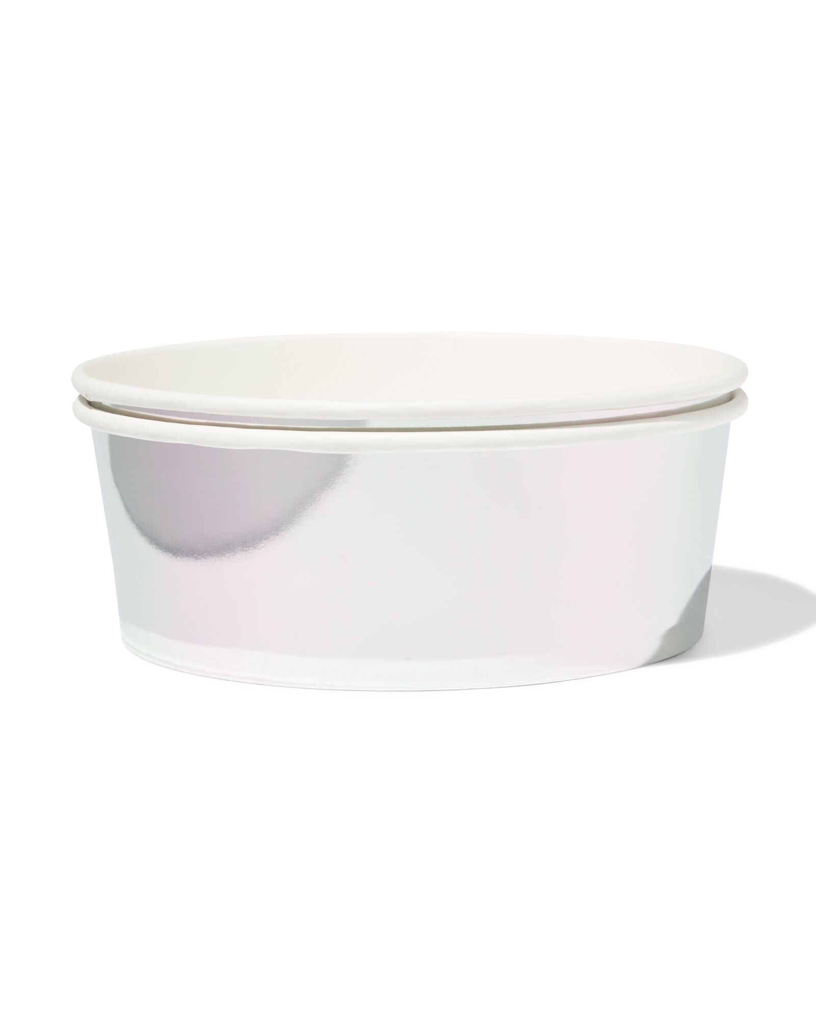 pots en carton 1300ml argent&eacute; - 2 pi&egrave;ces - 14250254 - HEMA