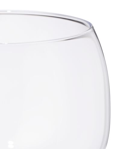 verre &agrave; vin 380ml verre jaune avec bleu - 9401175 - HEMA