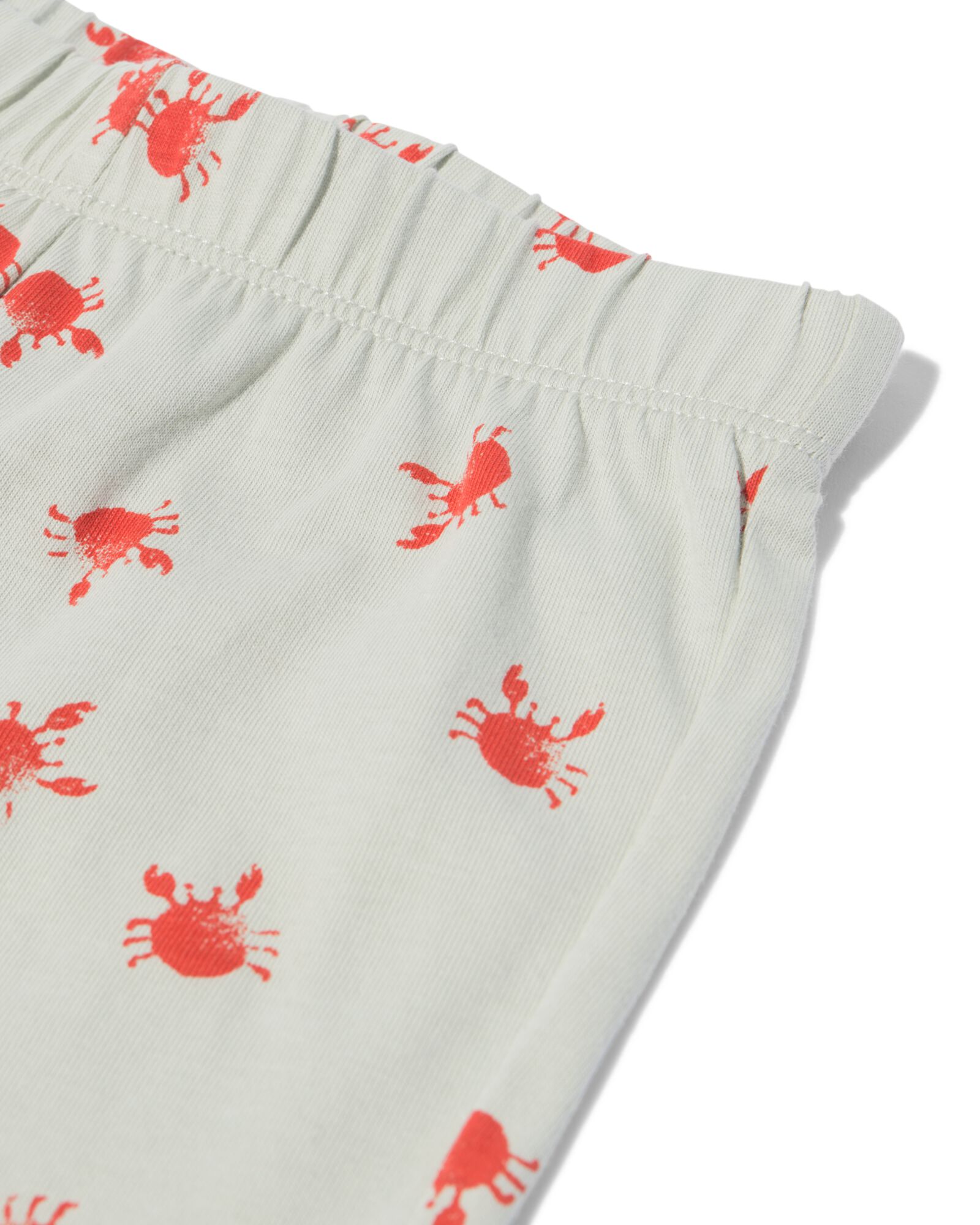 Baby-Kurz-Pyjama, Krabben hellblau hellblau - 33301860LIGHTBLUE - HEMA