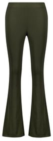 Damen-Leggings Sino, ausgestelltes Bein dunkelgrün dunkelgrün - 1000026680 - HEMA