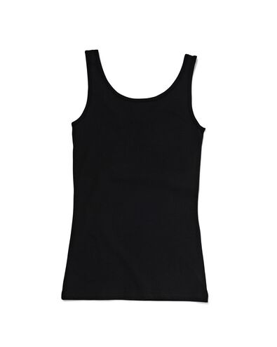 dames singlet zwart zwart - 1000008380 - HEMA