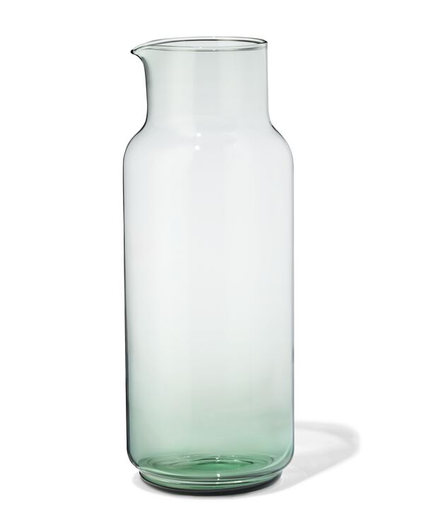 carafe 1,5L verre vert - 9401160 - HEMA