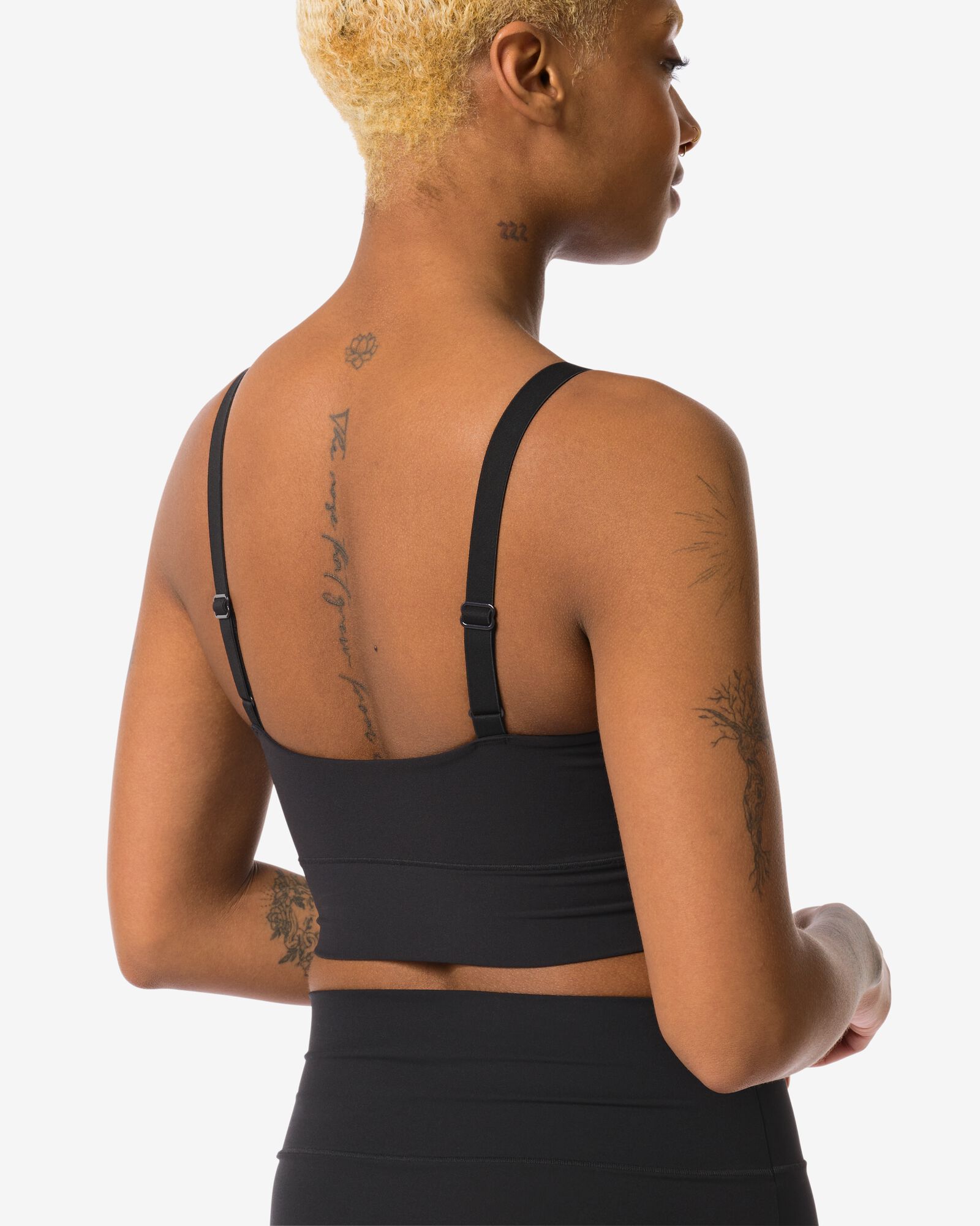haut non pr&eacute;form&eacute; sans armatures lissant noir - 21830320BLACK - HEMA