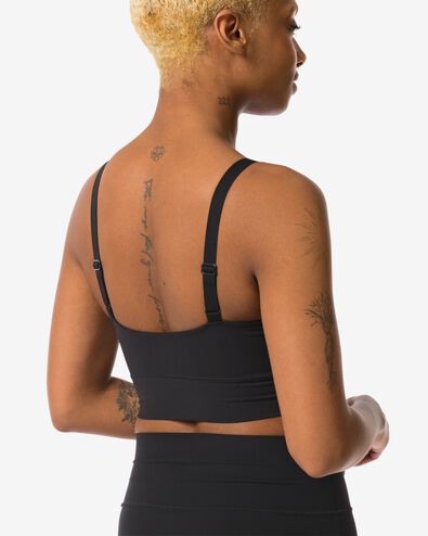 haut non pr&eacute;form&eacute; sans armatures lissant noir - 21830320BLACK - HEMA