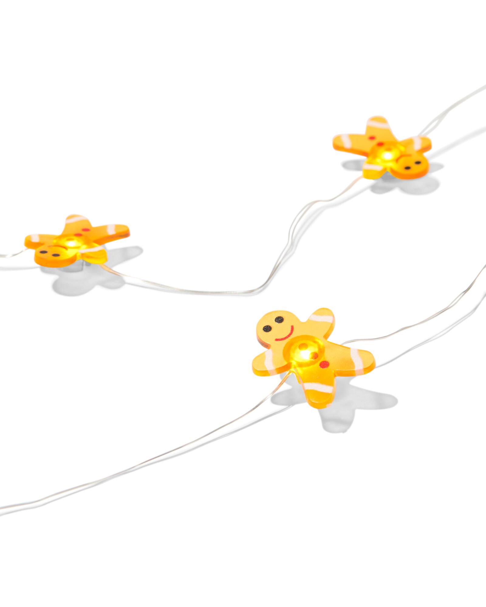 lichtsnoer 1.8m met 15 lampjes peperkoek voor binnen - 25500151 - HEMA