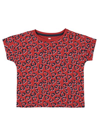 t-shirt enfant rouge rouge - 1000013545 - HEMA
