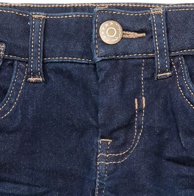 kinder jeans skinny fit donkerblauw - 1000028231 - HEMA