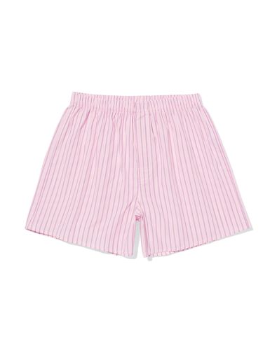 Lockere Herren-Boxershorts Streifen rosa rosa - 19190160PINK - HEMA
