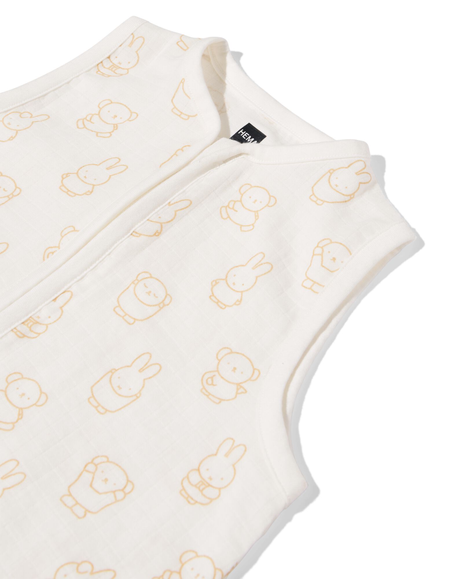 gigoteuse b&eacute;b&eacute; Miffy sans manches mousseline 0,5 tog blanc cass&eacute; blanc cass&eacute; - 33302160OFFWHITE - HEMA