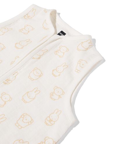gigoteuse b&eacute;b&eacute; Miffy sans manches mousseline 0,5 tog blanc cass&eacute; blanc cass&eacute; - 33302160OFFWHITE - HEMA