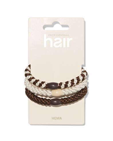 3er-Pack Haargummis, geflochten - 11870078 - HEMA
