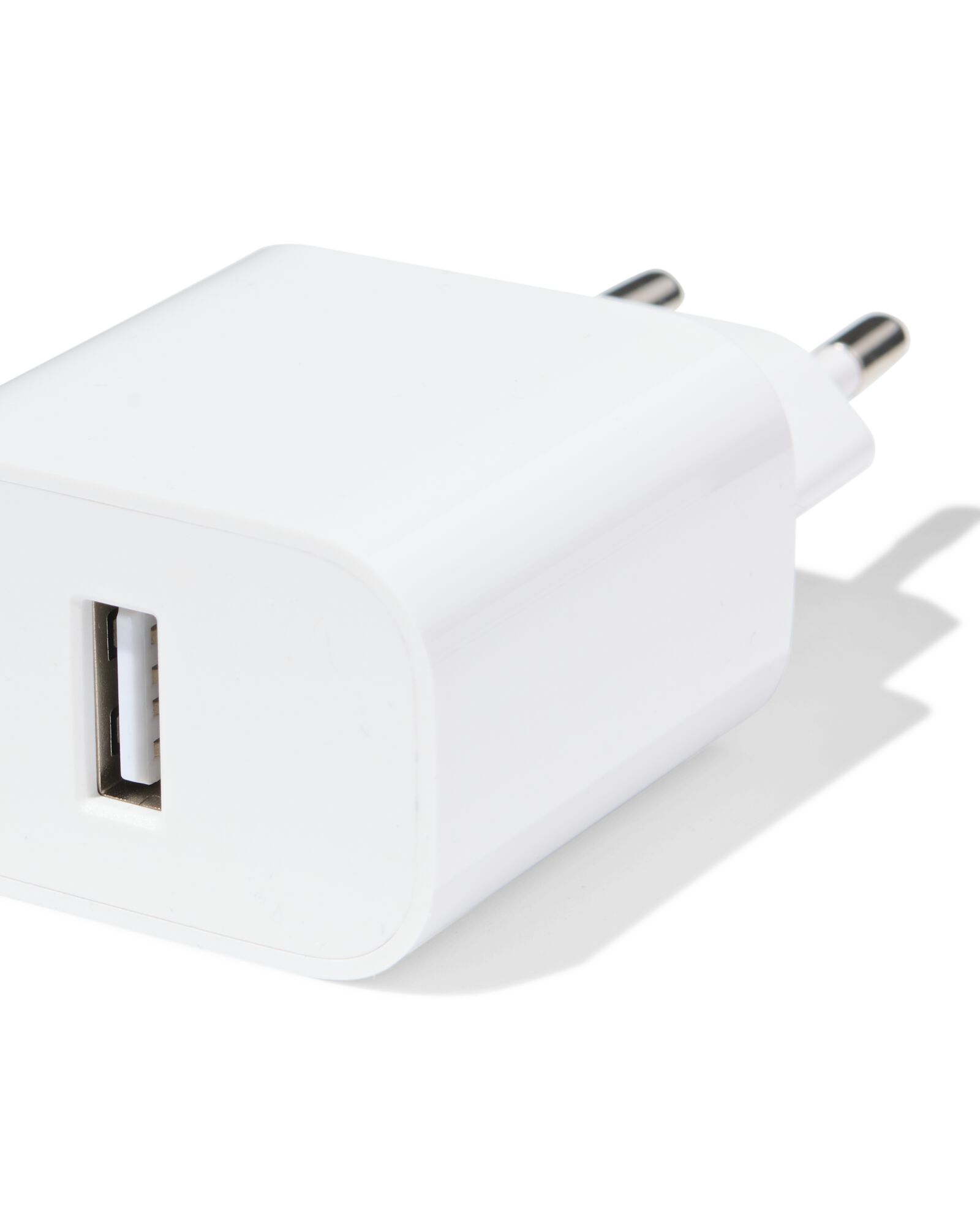 USB oplader 2.1A met 1 poort wit - 39620171 - HEMA