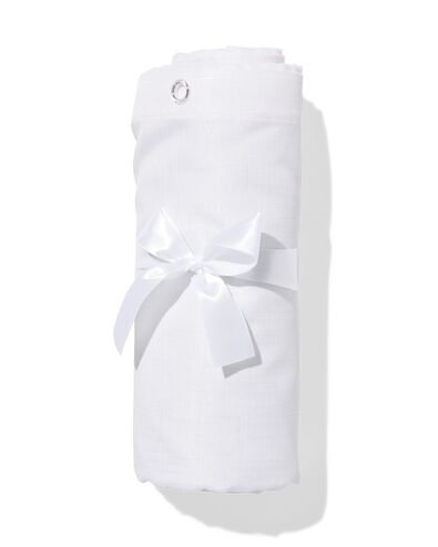 rideau de douche 180x200 cm polyester texture lin rayures - 80300172 - HEMA