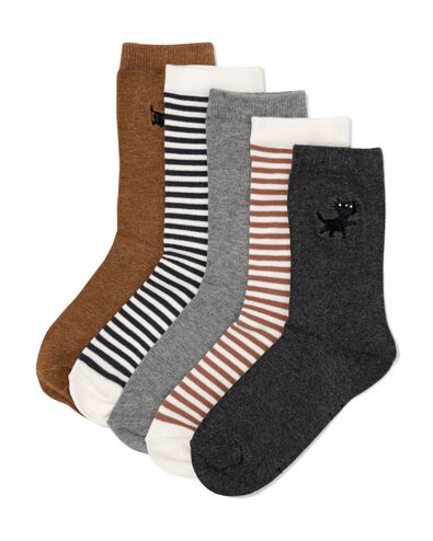 Siepie-Damensocken &ndash; 5 Paar hellbraun hellbraun - 4280610LIGHTBROWN - HEMA