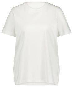 t-shirt femme blanc blanc - 1000023414 - HEMA