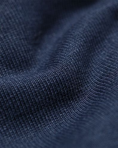 heren T-shirt Loek jersey strepen donkerblauw donkerblauw - 2101950DARKBLUE - HEMA