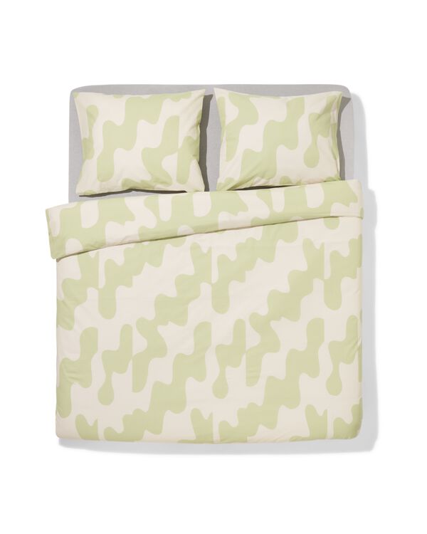 dekbedovertrek 240x200/220cm zacht katoen lijnen - 5700248 - HEMA