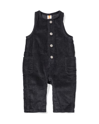 combinaison b&eacute;b&eacute; en velours corduroy  gris fonc&eacute; - 33168870DARKGREY - HEMA