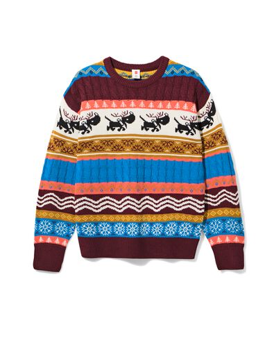 pull de No&euml;l Takkie pour adultes multi - 36205670MULTI - HEMA