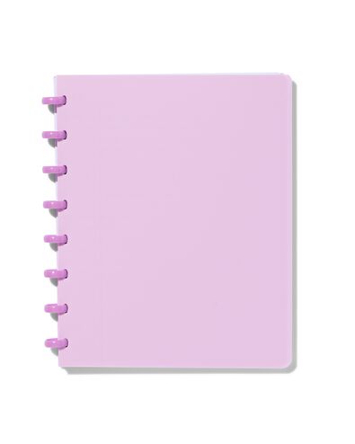 cahier &agrave; anneaux A5 lign&eacute; lilas - 14150120 - HEMA
