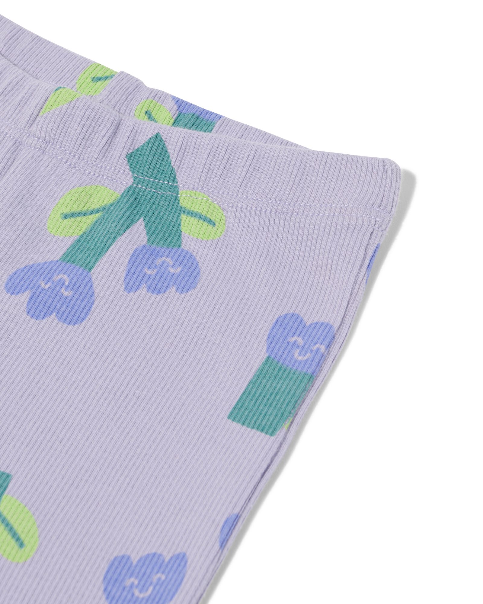 ensemble b&eacute;b&eacute; sweat fleurs violet - 33088660PURPLE - HEMA