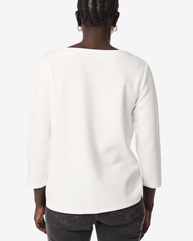 damesshirt Kacey wit wit - 36362060WHITE - HEMA