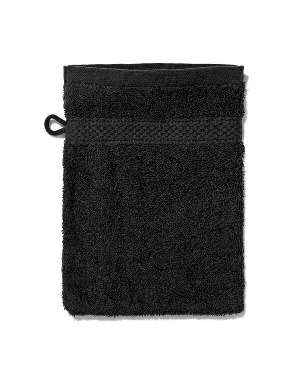 Waschhandschuh, schwere Qualit&auml;t, schwarz - 5210133 - HEMA