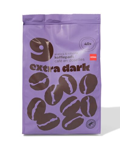 Kaffeepads, extra dunkel &ndash; 40 St&uuml;ck - 17150064 - HEMA
