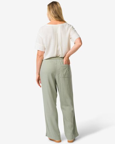 pantalon femme Selma  vert clair - 36248980LIGHTGREEN - HEMA