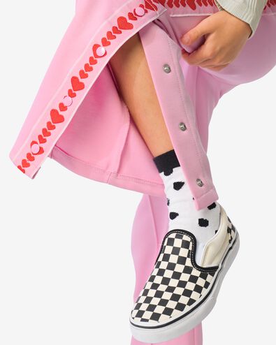 Kinderhose mit gerader Passform &ndash; Herzen rosa rosa - 30842619PINK - HEMA