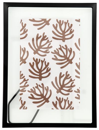 floating fotolijst metaal 15x20 zwart 15 x 20 zwart - 13622014 - HEMA