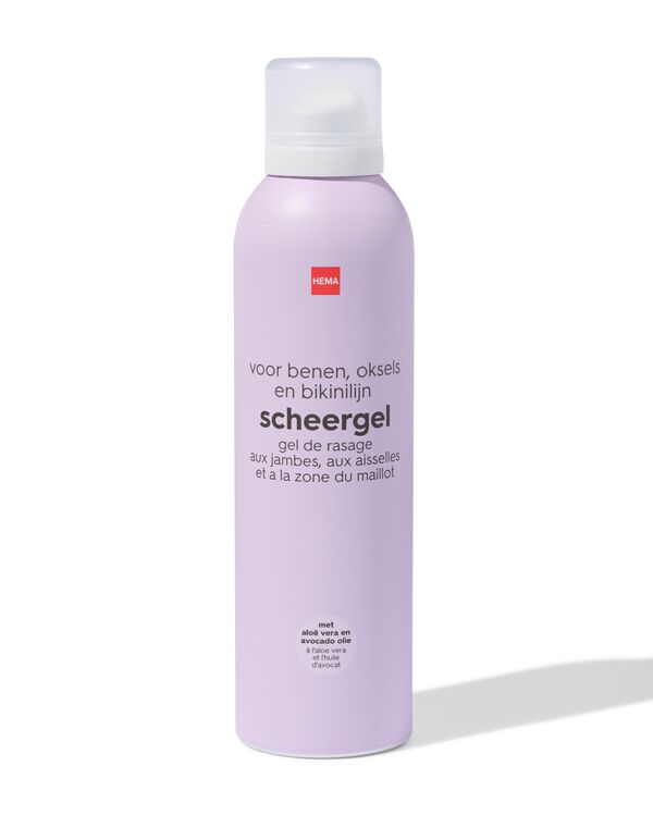scheergel dames gevoelige huid 200ml - 11933500 - HEMA