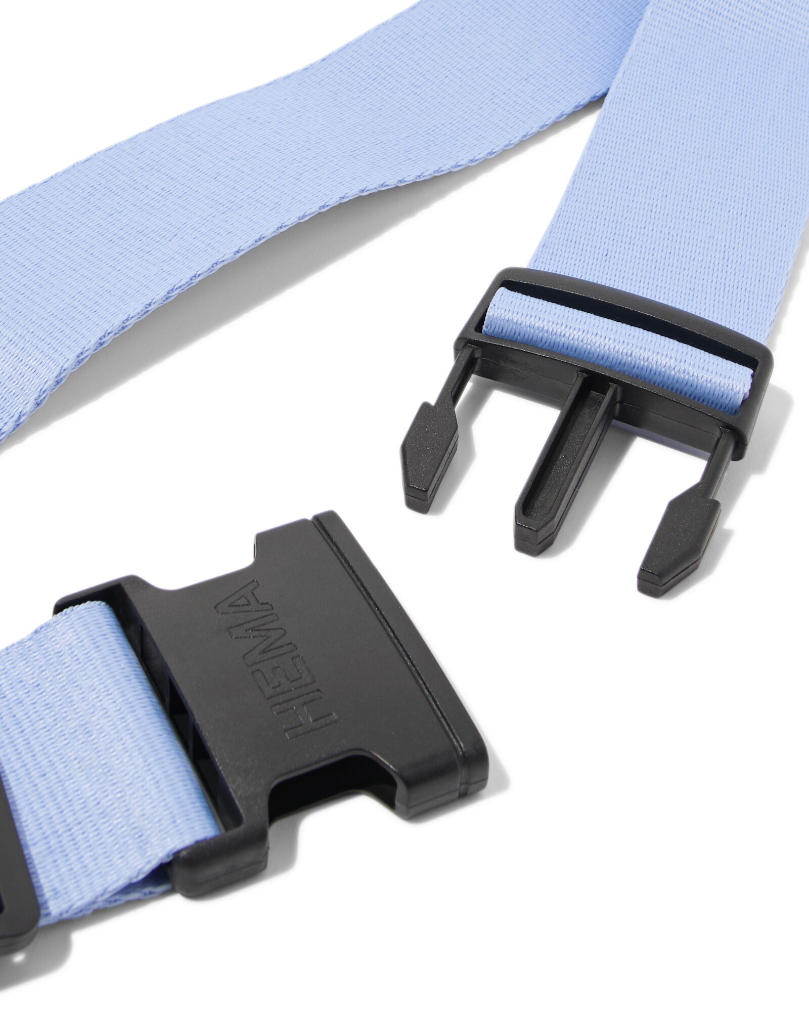 sangle &agrave; bagages 180x5cm bleue fermeture par clic - 18670042 - HEMA