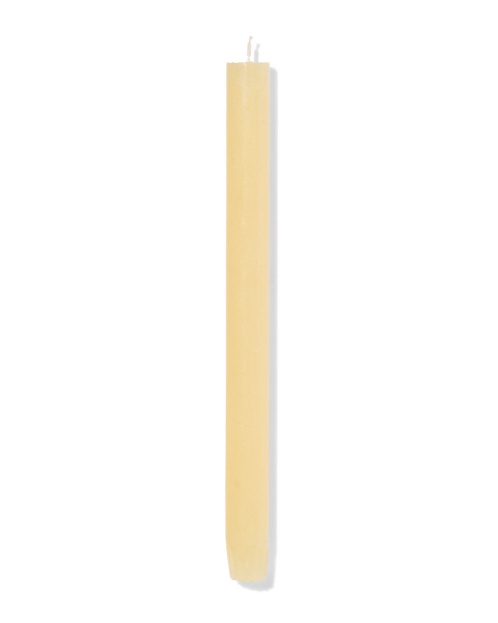 bougies rustiques jaune clair jaune clair - 1000028016 - HEMA