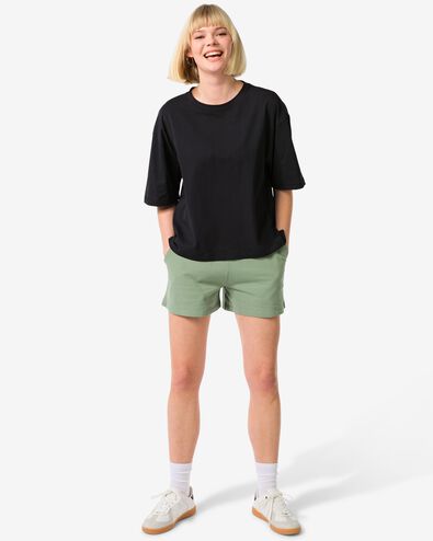 Damen-Sweatshorts hellgr&uuml;n - 36020337LIGHTGREEN - HEMA