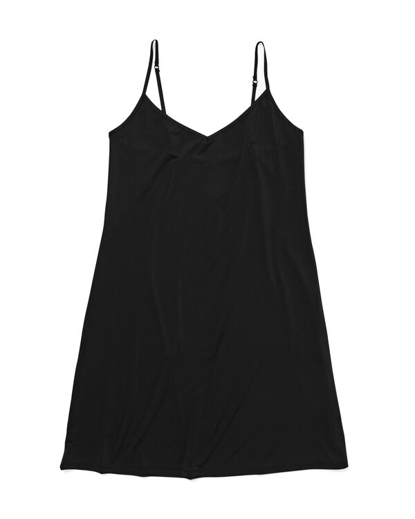 dames onderjurk zwart zwart - 1000024284 - HEMA
