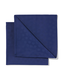 2er-Pack Damast-Servietten, 47 x 47 cm, Baumwolle, blau, Punkte - 5300086 - HEMA