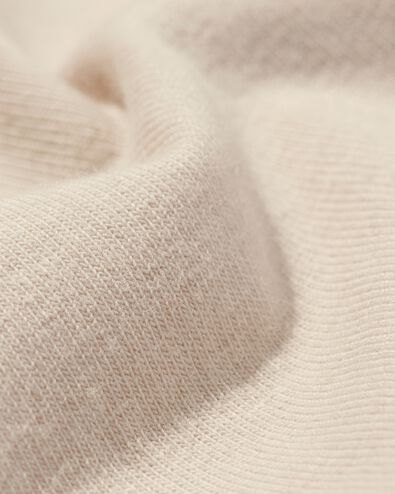 dames t-shirt o-hals korte mouw zand - 36350860SAND - HEMA