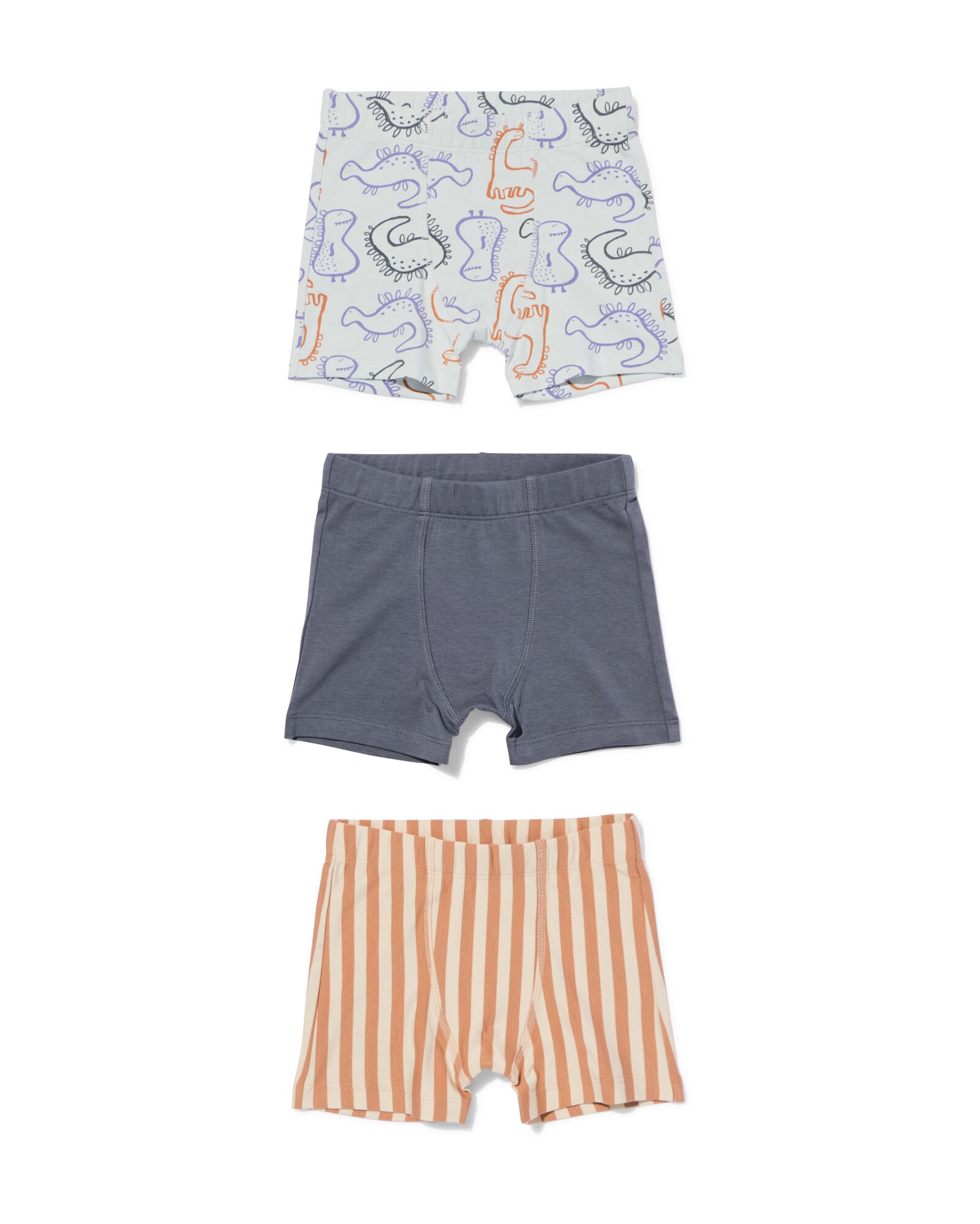 boxers lot de 3  bleu clair - 19280070LIGHTBLUE - HEMA