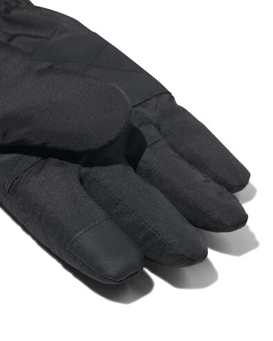 dames handschoenen waterafstotend met touchscreen zwart zwart - 1000028920 - HEMA