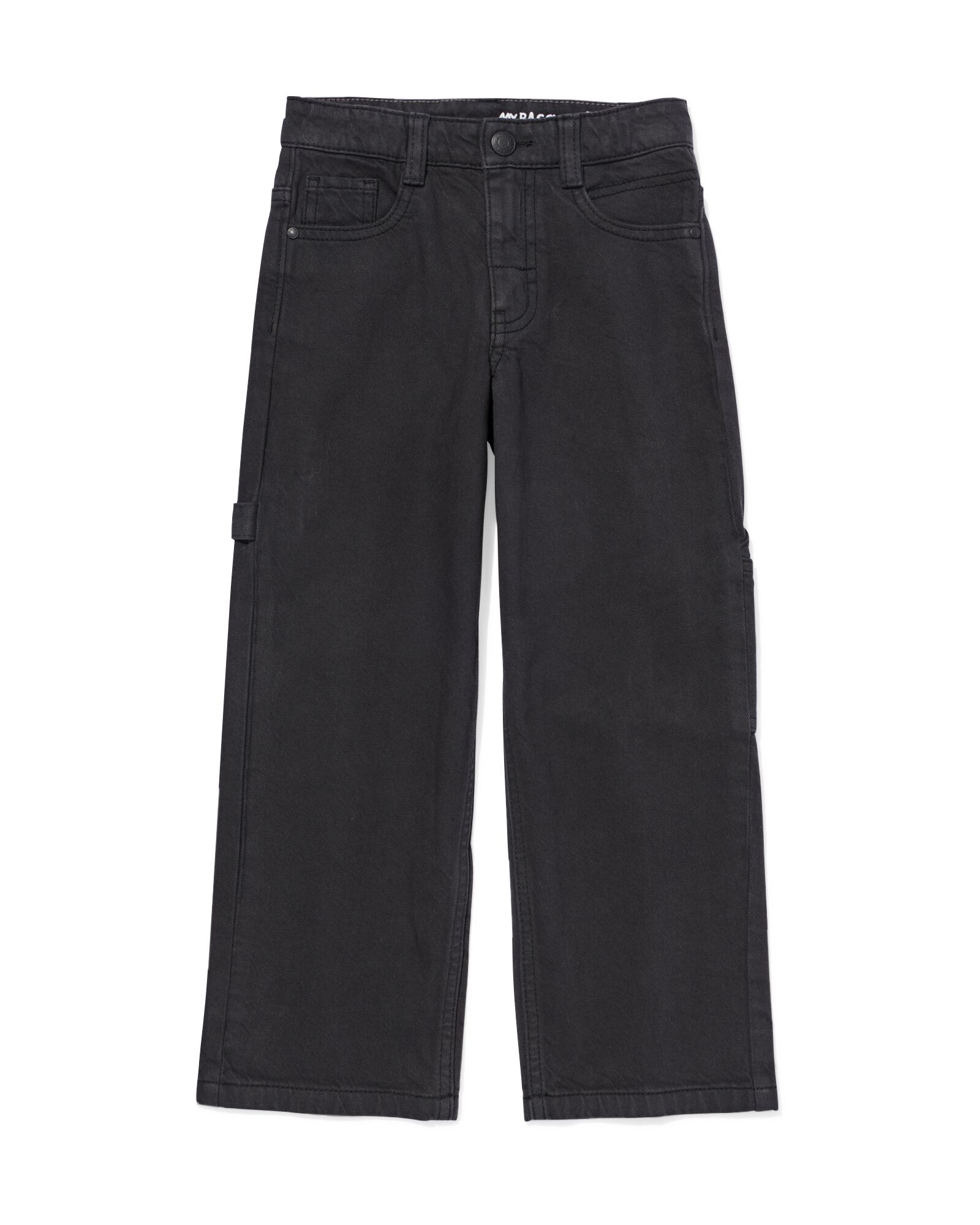 pantalon cargo enfant noir - 30708612BLACK - HEMA